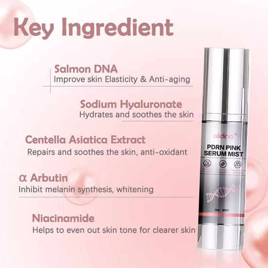 OEM Skin Care Hyaluronic Acid Anti Wrinkle Skin Glow Vitamin E Face Mist