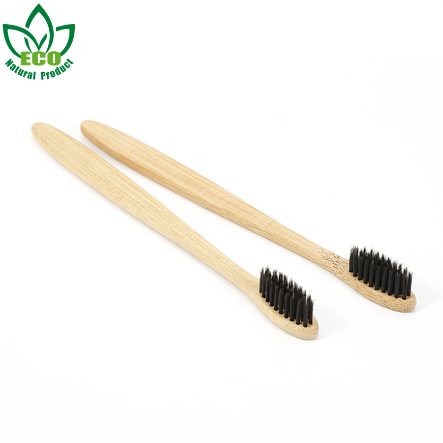 2PCS Natural Pure Bamboo Toothbrush Portable Soft Hair Tooth Brush Eco Friendly Brushes Oral Cleaning Care Tools