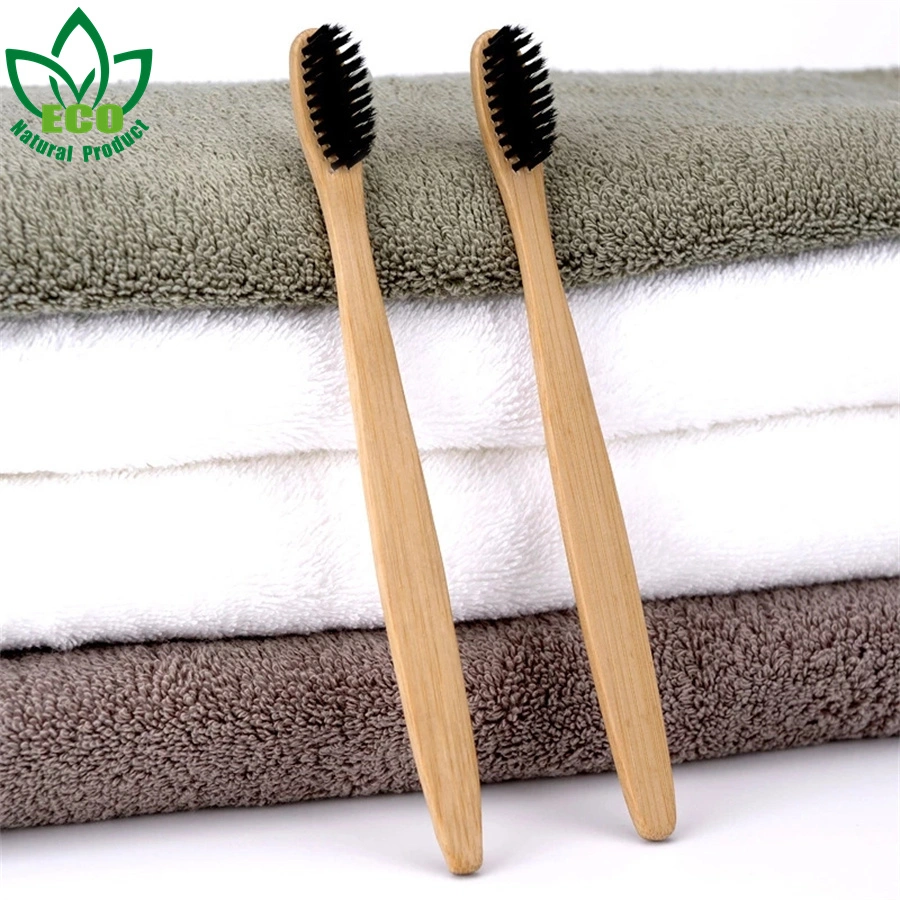 2PCS Natural Pure Bamboo Toothbrush Portable Soft Hair Tooth Brush Eco Friendly Brushes Oral Cleaning Care Tools