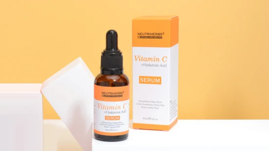 OEM ODM Marca Própria Facial Cuidados com a Pele Iluminador Clareamento Fade Mancha Solar Sérum de Vitamina C